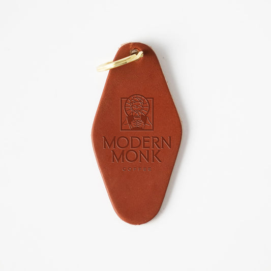 Modern Monk Leather Key Tag